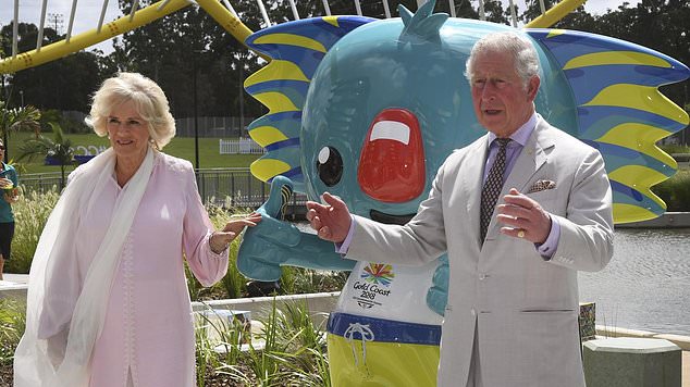 King Charles, then Prince of Wales, was accompanied by Camilla at the 2018 Gold Coast Commonwealth Games