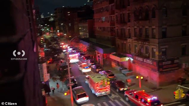 Ying Zhu Liu, 57, heard a commotion around 11 p.m. outside her eighth-floor apartment on Manhattan's Lower East Side.