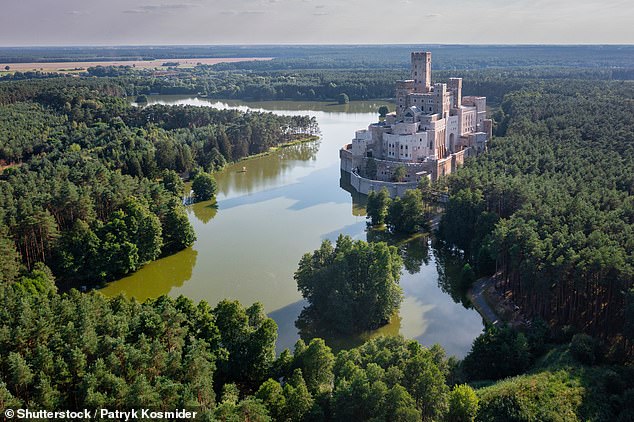 Construction on Stobnica Castle began in 2015, but the general public was unaware of it until images of the massive structure went viral in 2018.