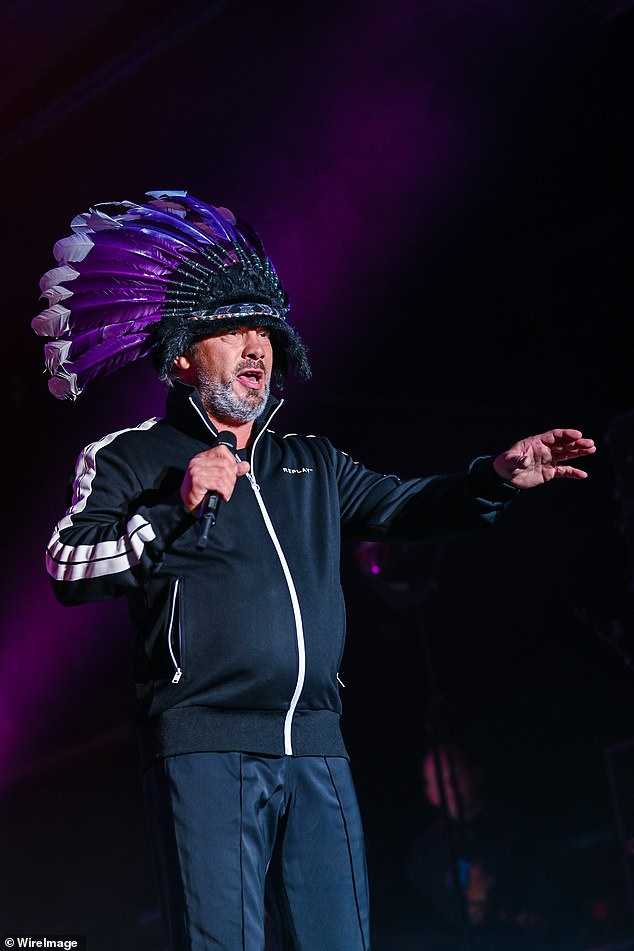 Jamiroquai frontman Jay Kay performs at Harvest Rock 2023 in Australia. He owned the car for many years before selling it to a private collector last year