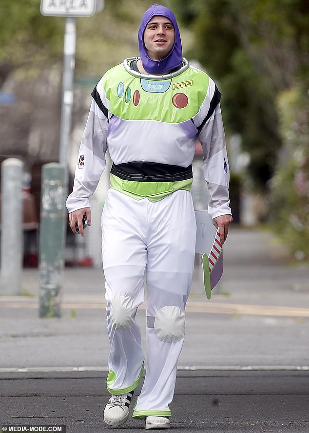 Alex Cincotta looked perfect dressed as the iconic Toy Story character, Buzz Lightyear.