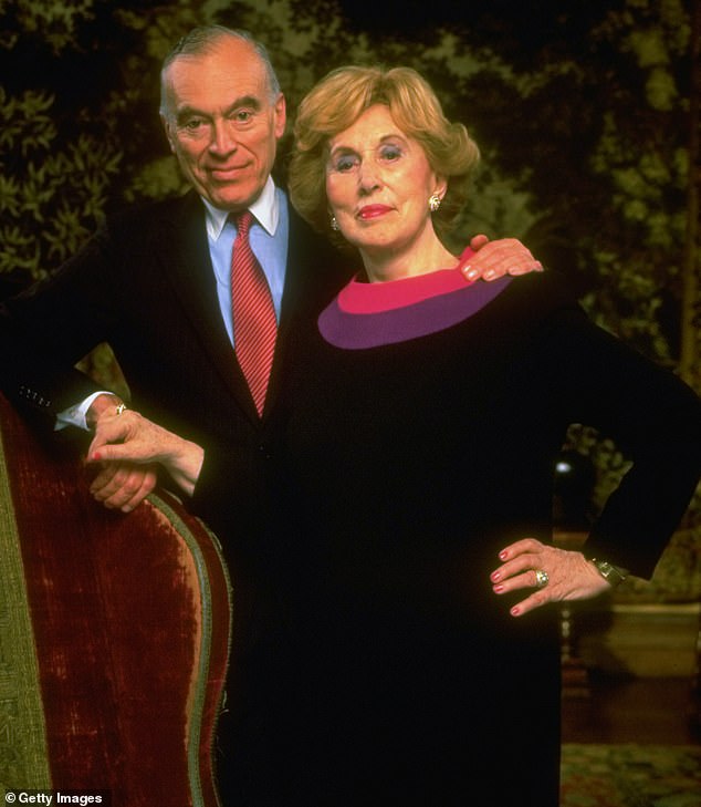 Leonard Lauder took over his mother's (and company namesake) cosmetics empire, Estee (pictured together).