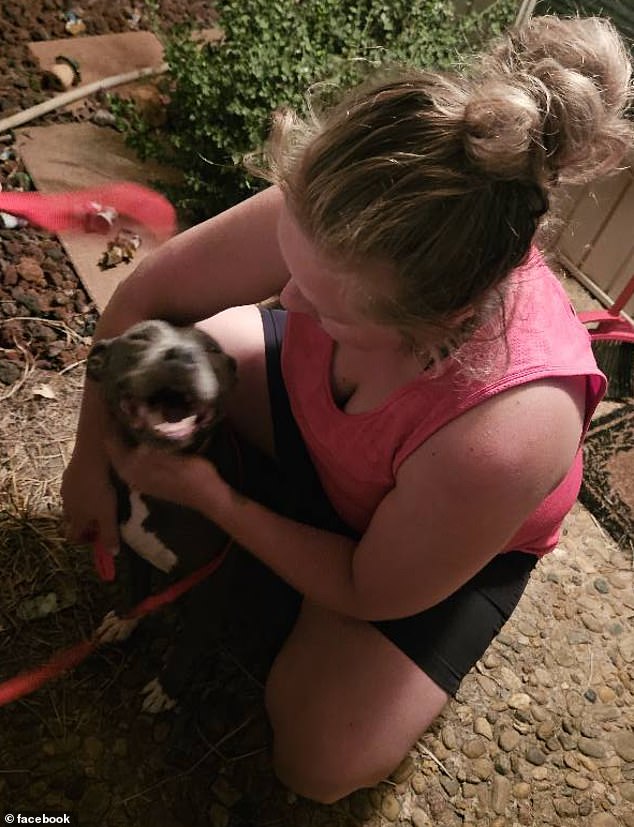 It remains a mystery how Andora ended up crossing state lines into Oklahoma, but her family believes she may have been stolen to be used in pitbull fights.