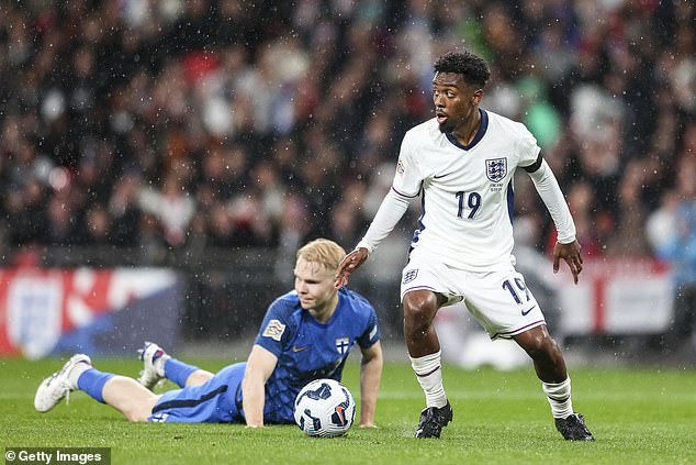 The former Manchester United man impressed as England beat Finland 2-0