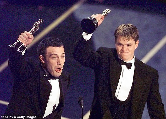 Affleck and Damon have been friends for more than 40 years, and made their big splash on the scene in 1997, winning the Oscar for Best Original Screenplay for Good Will Hunting (pictured).