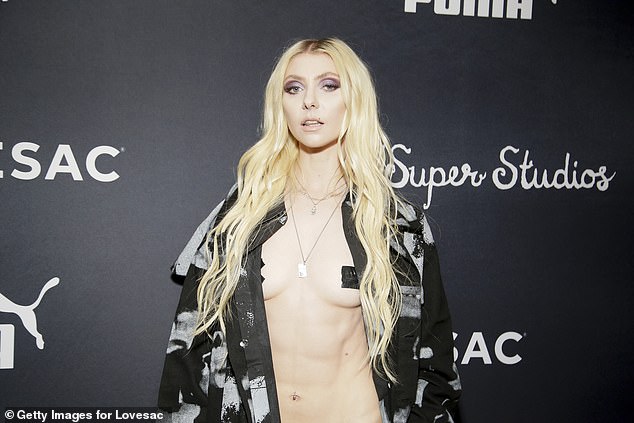 Momsen looked very different from her role as Jenny Humphrey, the character she played for five years on Gossip Girl, during the KidSuper Funny Business Comedy Fashion Show in New York on Monday.