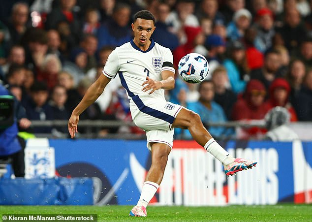 There was further encouragement when Trent Alexander-Arnold showed off his passing range.