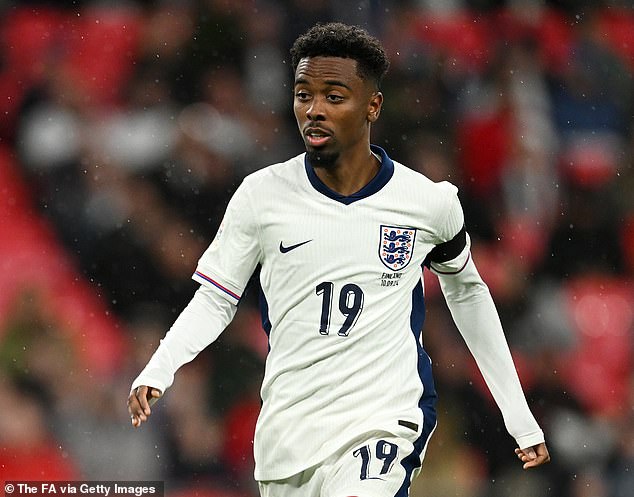 Angel Gomes, in his second appearance for England's senior team, once again caught the eye