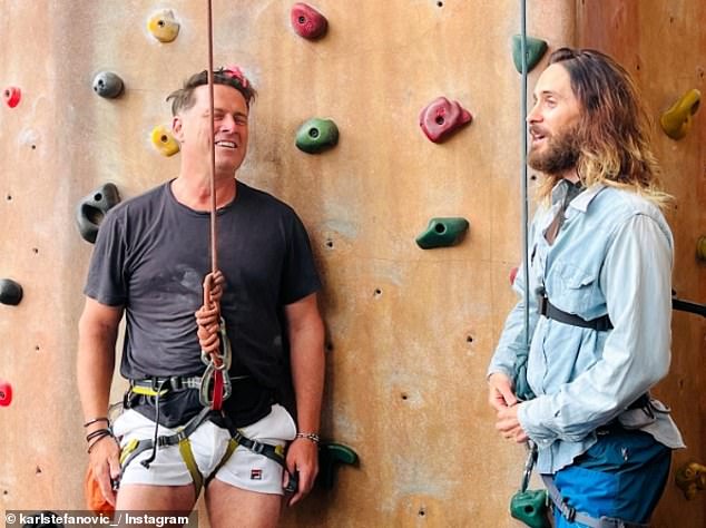 The Today presenter shared a very daring photo on Instagram in which he is seen wearing a harness that highlights his impressive 