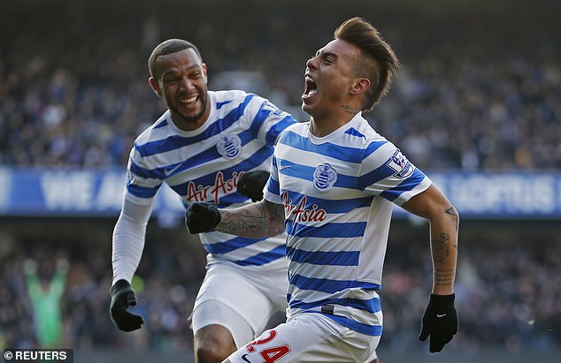 Vargas may be familiar to some British viewers, as the combative striker once played for Queen's Park Rangers.