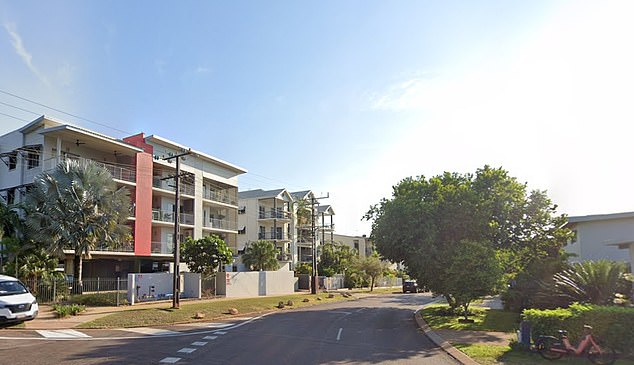 Pictured: Duke Street in Stuart Park, where Kellie was arrested