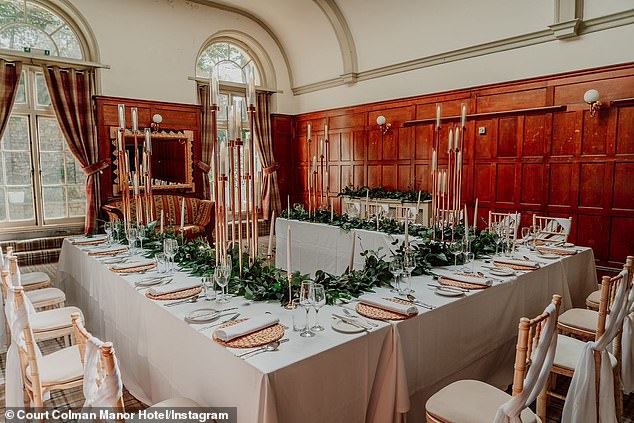 The Georgian architecture and Victorian rose walk lend themselves to idyllic wedding photographs, as does the on-site waterfall.