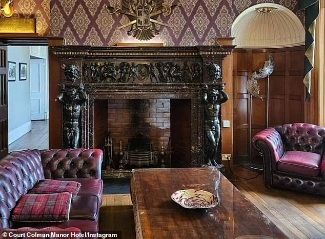 Its period features include oak-panelled drawing rooms, Italian Renaissance fireplaces, a grand ballroom, an elegant Victorian garden room and over six acres of beautifully landscaped gardens.