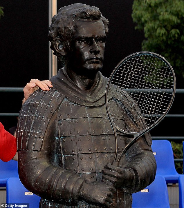 The organizers of the 2011 Shanghai Rolex Masters tournament immortalized him in terracotta.