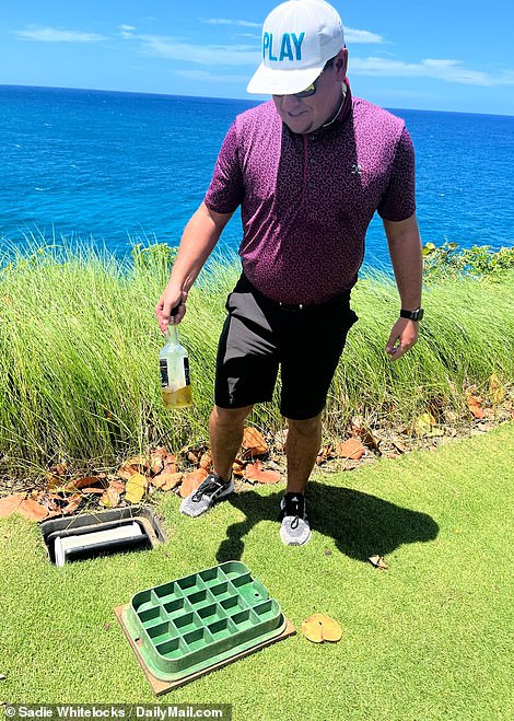 Chris Skidmore reveals secret tequila stash on golf course for refreshing drink