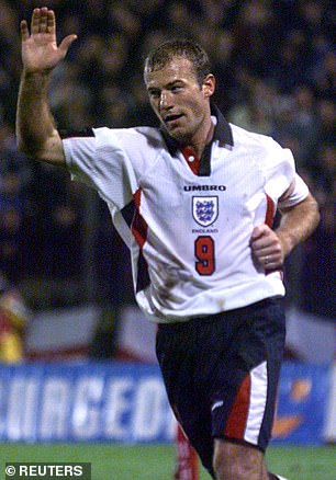 Alan Shearer, a powerful striker