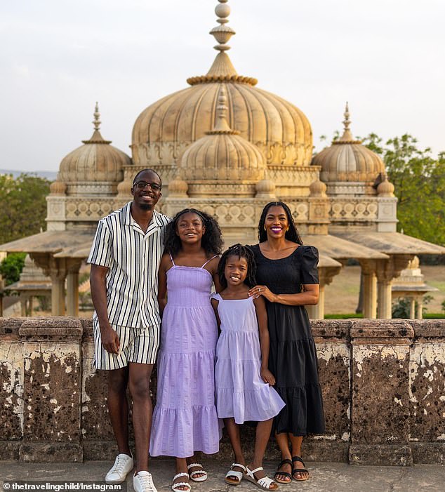 Monet (seen in India), 36, frequently travels around the world and shows off her luxurious vacations on her Instagram account, where she has amassed more than 294,000 followers.