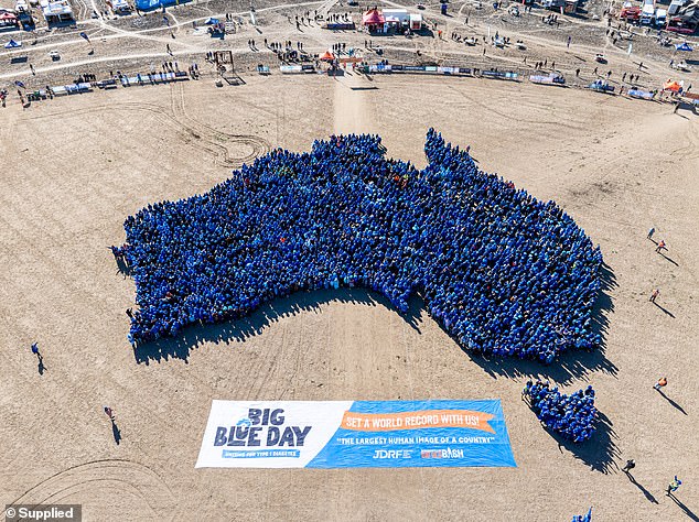 At last year's festival, 5,467 people broke the world record for the largest human image of a country by gathering to create the shape of Australia from above.