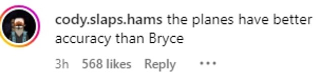 His comments section was filled with cruel jokes about the team's recent loss to the Saints.