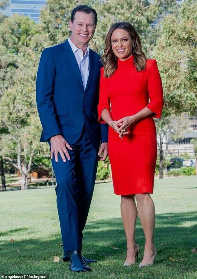 When Cox replaced Ferguson on the 7News bulletin in July, there were rumours that she would replace him, but their joint debut on Monday poured cold water on the rumours.