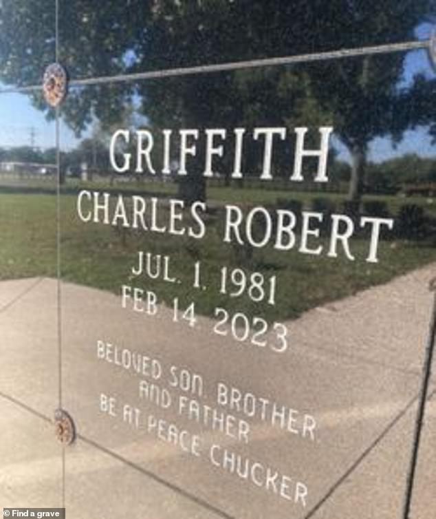 A murder charge against Collin Griffith was dropped a month after he shot his father Charles in the head and chest because the 17-year-old claimed he was acting in self-defense.