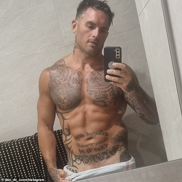 Conn's profile features videos and photos of the former footballer in very risqué poses. He sends out teasers to his fans on a daily basis and has amassed a huge following on the site, with over 15,000 followers. 