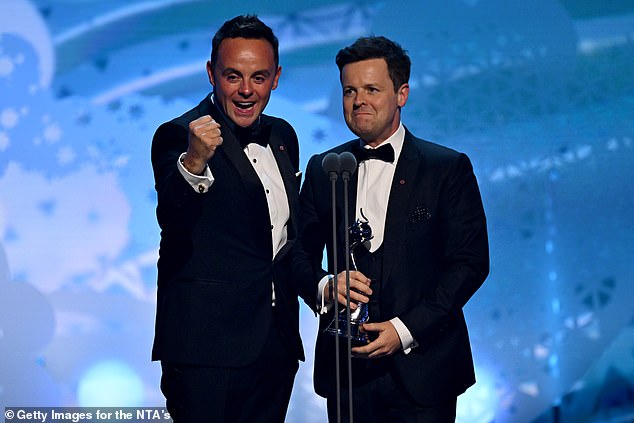 Ant and Dec took home the Best Presenter honour for a record 23rd time, leading the big winners at the NTAs.