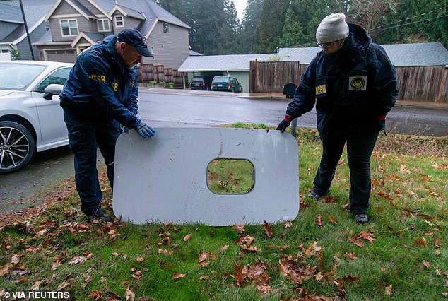 The door stopper was later found in an Oregon teacher's yard.