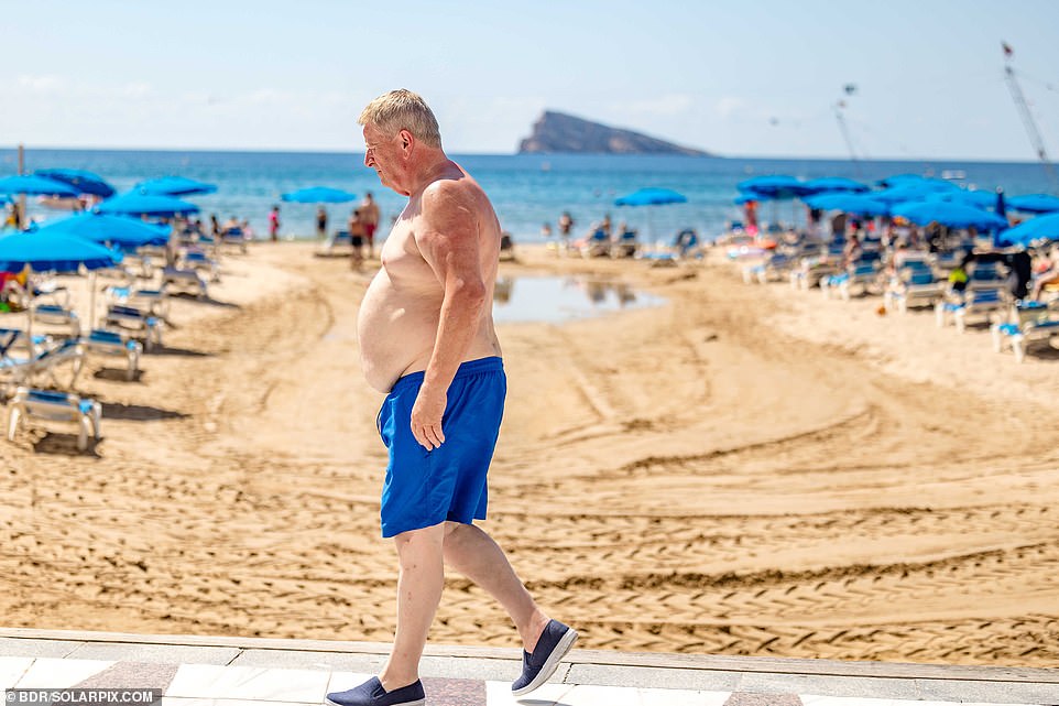 It is estimated that Britons account for a third of all tourists visiting Benidorm each year.