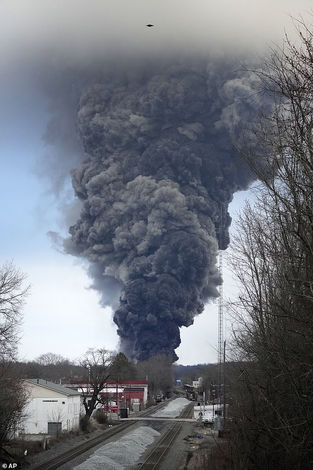 Shaw insisted that the plume of black smoke released after a controlled explosion on February 6, 2023, proved it was a success.