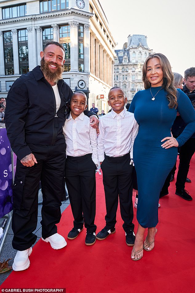 Now, in her first interview on the show, Rhea recounts her heartbreaking diagnoses and the twin bond that got them through treatment. Pictured here, Alec and Aden with their mother, Rhea.