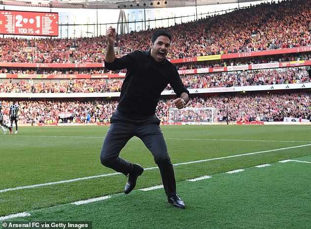 Arteta and his young, smart and athletic team have been on City's shoulders for some time now.