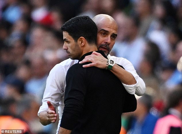 Arsenal and Arteta have managed to move up the pack and are worrying Guardiola