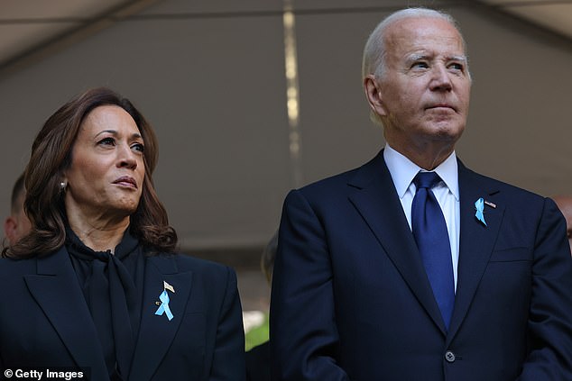 Kamala Harris was not on the campaign trail on Wednesday, but instead participated in commemorative events to mark 23 years since 9/11 alongside President Biden. She will return to the campaign trail on Thursday and Friday.