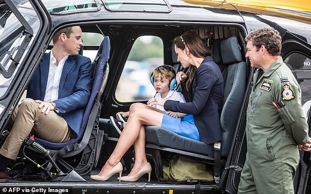 Reports suggest the Prince and Princess of Wales saw the 11-year-old boy take off from the runway and return to land safely just under an hour later (Note: This image is from 2016 during a visit to the Royal International Air Tattoo at RAF Fairford)