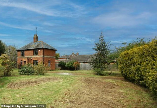 Robert Harrington's former home in Kings Lynn, Norfolk, where the 94-year-old is said to have lived a reclusive life following the death of his previous wife, Eileen, in 2018.