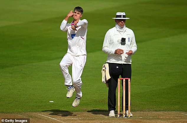 He took five for 38 to finish with match figures of 11 for 140 in his second first-class outing.