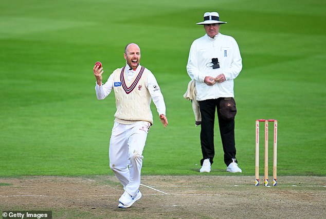 England bowler Jack Leach took vital top-order wickets in Somerset's thrilling win