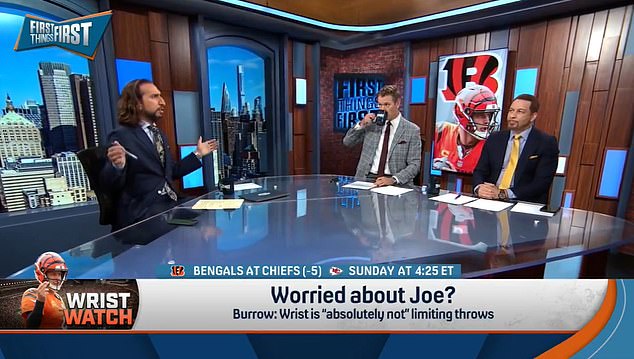 On Fox, Nick Wright defended Burrow and criticized the 