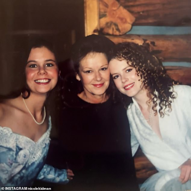 They also shared several never-before-seen photos of the matriarch. Nicole and Antonia photographed with their mother