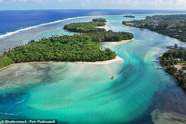 The Cook Islands (in second place) had an overall satisfaction rating of 93 percent. Pictured above is a view from Rarotonga, the largest of the Cook Islands.