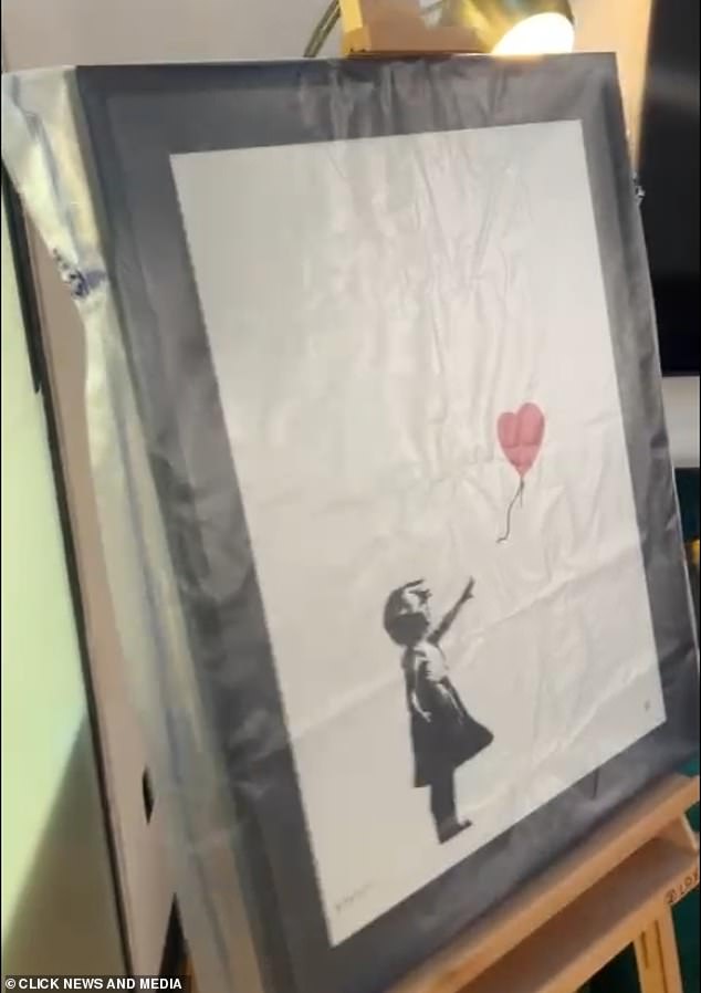 Grove Gallery had been hosting a Banksy exhibition, titled 'Breakout: Banksy's London Rebellion', which ended on Saturday.