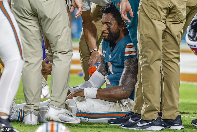 Dolphins quarterback Tua Tagovailoa suffered a concussion after a tackle by Hamlin.