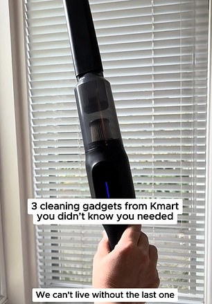 The handheld vacuum cleaner is suitable for quick cleaning jobs, such as sucking up crumbs from under the sofa.