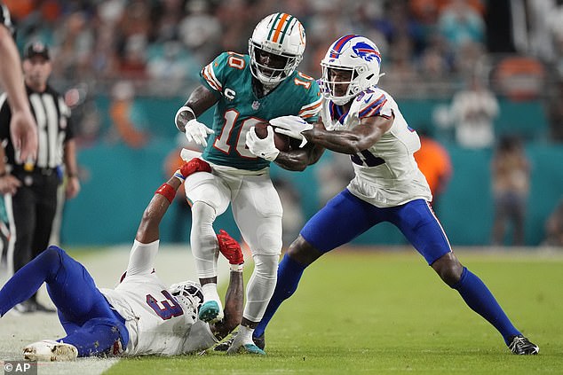 He was on the field Thursday when the Dolphins lost 31-10 at home to the Buffalo Bills.