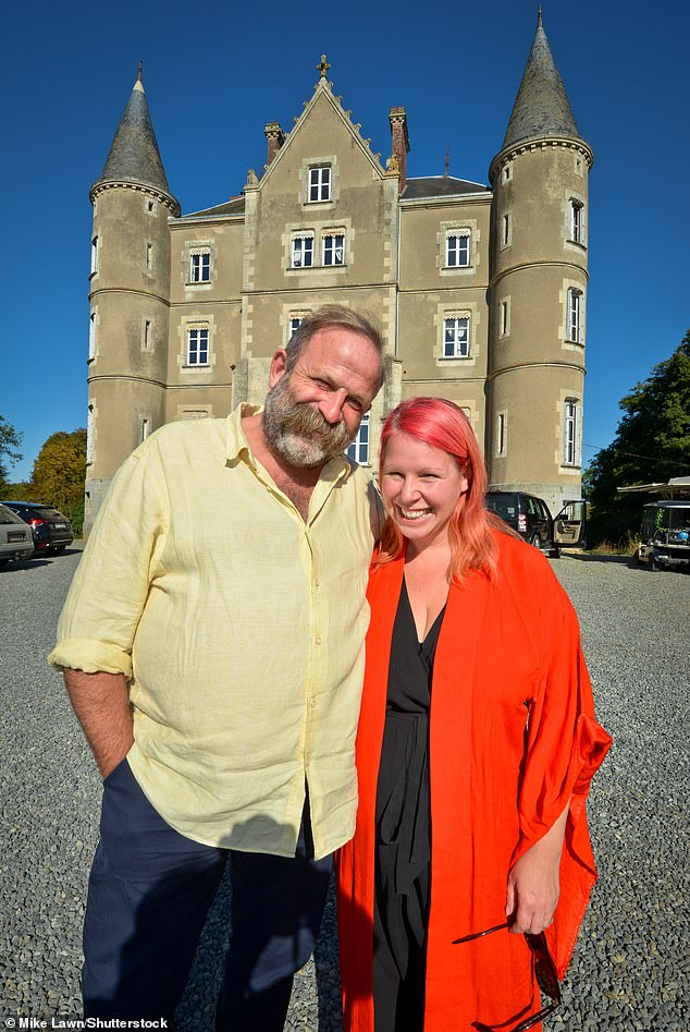 Dick, 65, and Angel, 46, rose to fame in the documentary series Escape to the Chateau, which followed the renovation of an abandoned 19th-century castle in rural France.