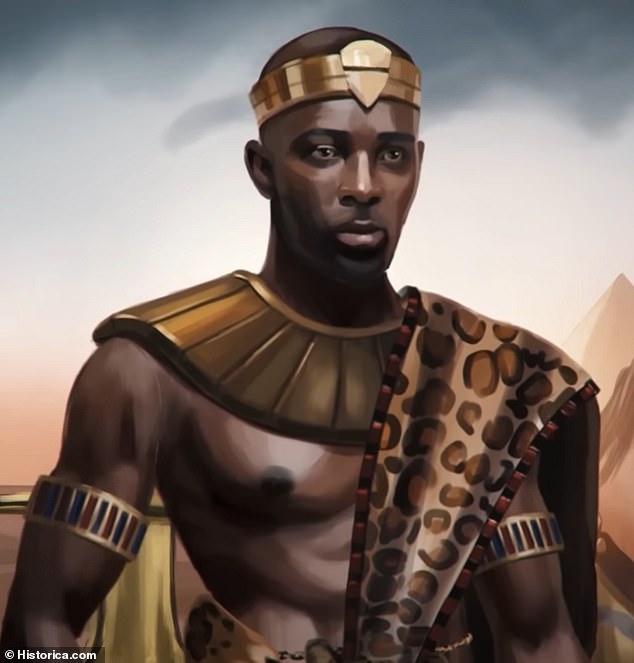 Piye was the first black Egyptian pharaoh and ruled Egypt between 744 and 714 BC.