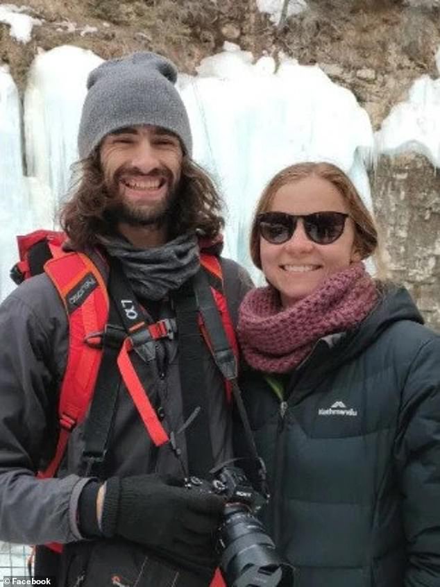 Ms Heritage (right) said she knew Daniel (left) was dead when rescuers said they planned to get her down the cliff before him.