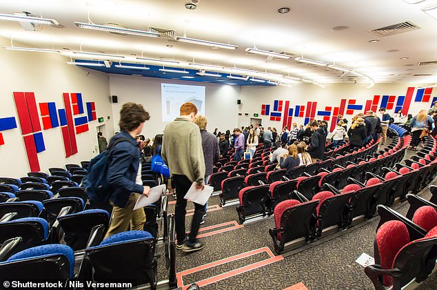 Traditional in-person classes will be replaced by “enriched digital learning activities” that will be “self-paced” and “self-directed” (pictured, students attend a conference in Melbourne)