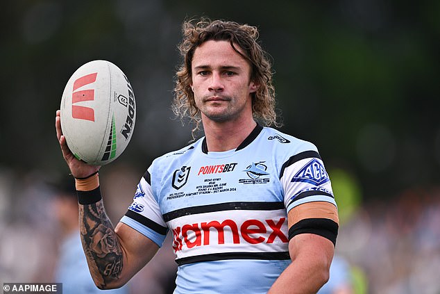 Maguire believes the NRL title is a two-horse race between Melbourne and Penrith but is excited to watch Nicho Hynes and the Sharks during the finals series.